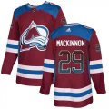 Wholesale Cheap Adidas Avalanche #29 Nathan MacKinnon Burgundy Home Authentic Drift Fashion Stitched NHL Jersey