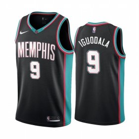 Wholesale Cheap Nike Grizzlies #9 Andre Iguodala Men\'s Hardwood Classic NBA Black Jersey