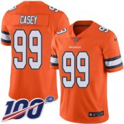 Wholesale Cheap Nike Broncos #99 Jurrell Casey Orange Men's Stitched NFL Limited Rush 100th Season Jersey