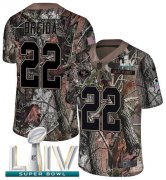 Wholesale Cheap Nike 49ers #22 Matt Breida Camo Super Bowl LIV 2020 Men's Stitched NFL Limited Rush Realtree Jersey