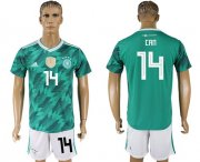 Wholesale Cheap Germany #14 Can Away Soccer Country Jersey