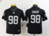 Youth Las Vegas Raiders #98 Maxx Crosby Black Vapor Untouchable Limited Jersey