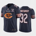 Wholesale Cheap Chicago Bears #32 David Montgomery Navy Blue Men's Nike Big Team Logo Player Vapor Limited NFL Jersey