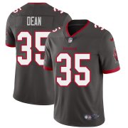 Wholesale Cheap Tampa Bay Buccaneers #35 Jamel Dean Men's Nike Pewter Alternate Vapor Limited Jersey