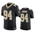 Wholesale Cheap Men's New Orleans Saints #94 Cameron Jordan Black 2023 F.U.S.E. With 4-Star C Patch Vapor Untouchable Limited Football Stitched Jersey