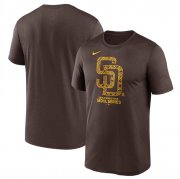 Cheap Men's San Diego Padres Brown 2024 World Tour Seoul Series Legend Performance T-Shirt