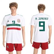 Wholesale Cheap Mexico #9 R.Jimenez Away Soccer Country Jersey