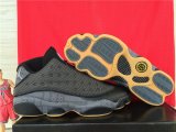 Wholesale Cheap Air Jordan 13 QUAI 54 Low Shoes Black/Khaki