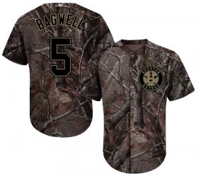 Wholesale Cheap Astros #5 Jeff Bagwell Camo Realtree Collection Cool Base Stitched Youth MLB Jersey