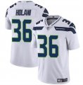 Cheap Men's Seattle Seahawks #36 George Holani White Vapor Limited Football Stitched Jersey