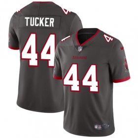 Cheap Men\'s Tampa Bay Buccaneers #44 Sean Tucker Gray Vapor Limited Stitched Jersey