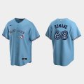 Wholesale Men's Blue Jays 68 Jordan Romano Powder Blue Replica Jersey