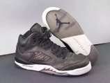 Wholesale Cheap Womens Jordan 5 Premium Heiress Metallic Field Black/Light Bone-Metallic Field