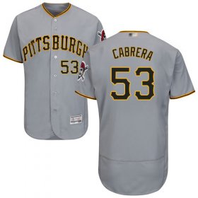 Wholesale Cheap Pirates #53 Melky Cabrera Grey Flexbase Authentic Collection Stitched MLB Jersey