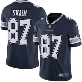 Wholesale Cheap Nike Cowboys #87 Geoff Swaim Navy Blue Team Color Men\'s Stitched NFL Vapor Untouchable Limited Jersey