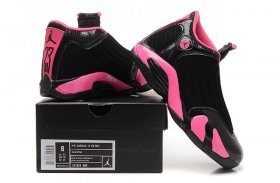 Wholesale Cheap WMNS Air Jordan 14 Shoes Black/pink