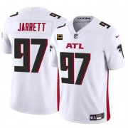 Cheap Men's Atlanta Falcons #97 Grady Jarrett White 2024 F.U.S.E With 4-Star C Patch Vapor Untouchable Limited Stitched Football Jersey