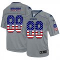 Wholesale Cheap Nike Cowboys #88 Michael Irvin Grey Men's Stitched NFL Elite USA Flag Fashion Jersey