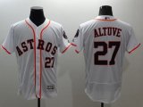 Wholesale Cheap Astros #27 Jose Altuve White Flexbase Authentic Collection Stitched MLB Jersey