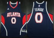 Wholesale Cheap Atlanta Hawks #0 Jeff Teague Revolution 30 Swingman 2014 New Navy Blue Jersey