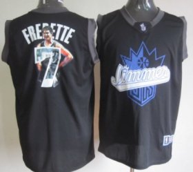 Wholesale Cheap Sacramento Kings #7 Jimmer Fredette Black Notorious Fashion Jersey