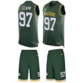 Wholesale Cheap Nike Packers #97 Kenny Clark Green Team Color Men's Stitched NFL Limited Tank Top Suit Jersey