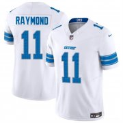 Cheap Men's Detroit Lions #11 Kalif Raymond White 2024 F.U.S.E. Vapor Limited Football Stitched Jersey