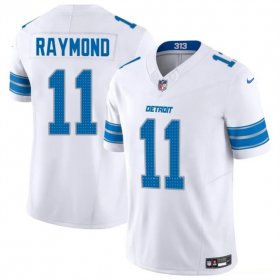 Cheap Men\'s Detroit Lions #11 Kalif Raymond White 2024 F.U.S.E. Vapor Limited Football Stitched Jersey