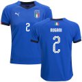 Wholesale Cheap Italy #2 Rugani Home Kid Soccer Country Jersey