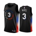 Wholesale Cheap Nike Knicks #3 Nerlens Noel Black NBA Swingman 2020-21 City Edition Jersey