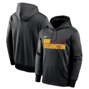 Wholesale Cheap Washington Redskins Football Team Nike Sideline Impact Lockup Performance Pullover Hoodie Black