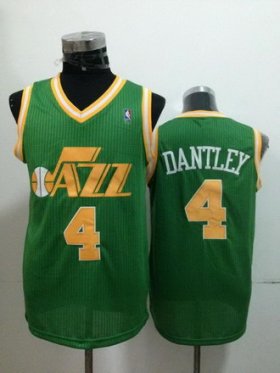 Wholesale Cheap Utah Jazz #4 Adrian Dantley Green Swingman Throwback Jersey