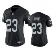 Wholesale Cheap Women's Las Vegas Raiders #23 Kenyan Drake Black Vapor Limited Jersey