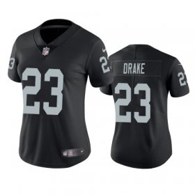 Wholesale Cheap Women\'s Las Vegas Raiders #23 Kenyan Drake Black Vapor Limited Jersey