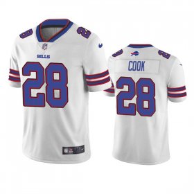 Wholesale Cheap Men\'s Buffalo Bills #28 James Cook White Vapor Untouchable Limited Stitched Jersey