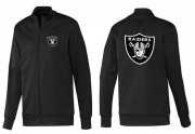 Wholesale Cheap NFL Las Vegas Raiders Team Logo Jacket Black_1