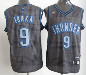 Wholesale Cheap Oklahoma City Thunder #9 Serge Ibaka Black Rhythm Fashion Jersey