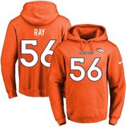 Wholesale Cheap Nike Broncos #56 Shane Ray Orange Name & Number Pullover NFL Hoodie