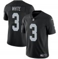 Cheap Men's Las Vegas Raiders #3 Zamir White Black 2024 Vapor Football Stitched Jersey