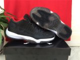 Wholesale Cheap Air Jordan 11 Retro Shoes black/red-white