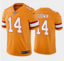 Wholesale Cheap Men's Tampa Bay Buccaneers #14 Chris Godwin Orange Vapor Untouchable Limited Stitched Jersey