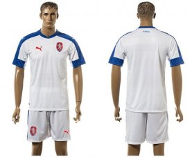 Wholesale Cheap Czech Blank Away Soccer Country Jersey