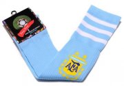 Wholesale Cheap Argentina Soccer Football Sock Sky Blue