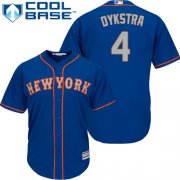 Wholesale Cheap Mets #4 Lenny Dykstra Blue(Grey NO.) Cool Base Stitched Youth MLB Jersey