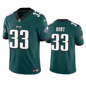 Men\'s Philadelphia Eagles #33 Bradley Roby Green 2023 F.U.S.E. Vapor Untouchable Limited Football Stitched Jersey