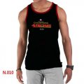 Wholesale Cheap Men's Nike NFL San Francisco 49ers Sideline Legend Authentic Logo Tank Top Black_1