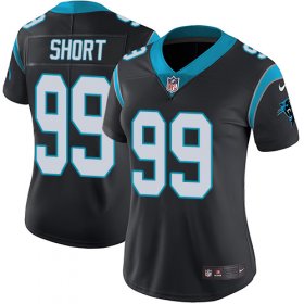 Wholesale Cheap Nike Panthers #99 Kawann Short Black Team Color Women\'s Stitched NFL Vapor Untouchable Limited Jersey