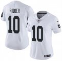 Cheap Women's Las Vegas Raiders #10 Desmond Ridder White Vapor Stitched Jersey(Run Small)