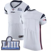 Wholesale Cheap Nike Patriots Blank White Super Bowl LIII Bound Men's Stitched NFL Vapor Untouchable Elite Jersey