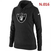 Wholesale Cheap Women's Las Vegas Raiders Logo Pullover Hoodie Black